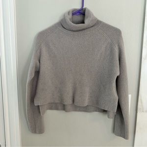 MM Lafleur Cashmere Cropped Sweater Size Small